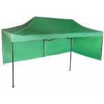Expodum Nůžkový stan 3x6m ocelový Zelená 2 boční plachty – Hledejceny.cz