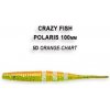 Návnada a nástraha Crazy Fish Polaris 10 cm 5D Orange chart 6 ks