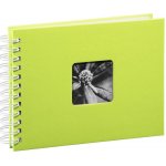Hama album klasické spirálové FINE ART 24x17 cm, 50 stran, kiwi, bílé listy – Zboží Živě