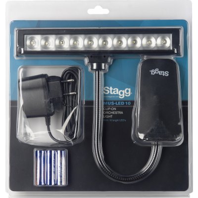 Stagg MUS LED 10 LED lampička – Zboží Mobilmania