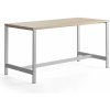 Konferenční stolek AJ Produkty Stůl Various 180x80 cm stříbrné nohy dub