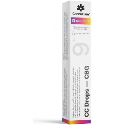 CannaCare Kapky CC Drops s CBG 9% 7 ml