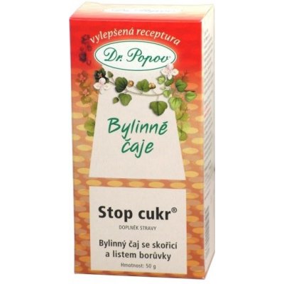 Dr.Popov Stop cukr bylinný 50 g