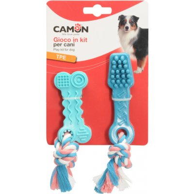 Camon zubní kartáček kost s provázkem 10 cm – Hledejceny.cz