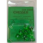 Chessex Sada 7 kostek červená/bílá – Zbozi.Blesk.cz