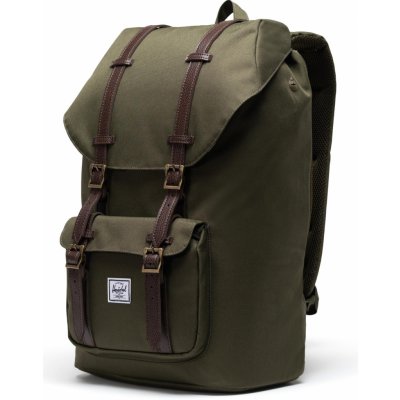 Herschel Little America Ivy25 l Green/Chicory Coffee – Hledejceny.cz