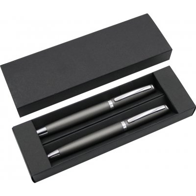 Torico sada kov roller + kuličkové pero šedá – Zboží Živě