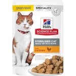 Hill's Science Plan Sterilised adult cat s kuřecím 12 x 85 g – Hledejceny.cz