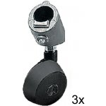 Manfrotto 018 Sada 3 ks koleček CASTER pro stativy s prům. tyče 22 mm – Zboží Živě