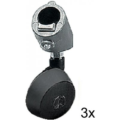 Manfrotto 018 Sada 3 ks koleček CASTER pro stativy s prům. tyče 22 mm – Zboží Živě