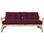 Karup sofa Step *158 cm natural + futon bordeaux 710