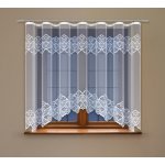 Dekorační žakárová záclona s řasící páskou EIMI 160 bílá 300x160 cm MyBestHome – Hledejceny.cz