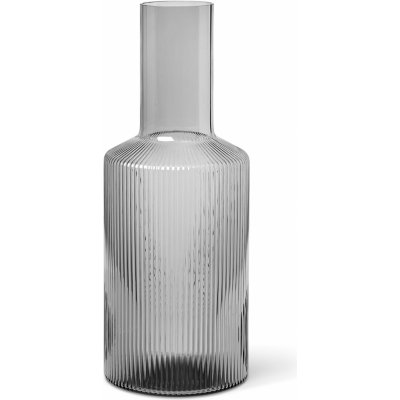FERM LIVING Karafa Ripple 1 l Smoked Grey – Zboží Dáma