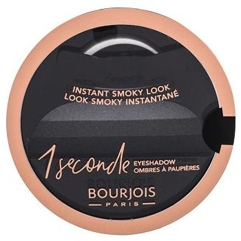 Bourjois 1 Seconde oční stíny pro okamžité kouřové líčení 01 Black on Track 3 g