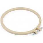 Vyšívací kruh plastový Ø16 cm béžová světlá – Sleviste.cz