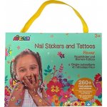 JRK KLADNO s.r.o. Nálepky na nehty a tetování Květiny – Zboží Dáma