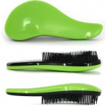 Detangler kartáč na rozčesávání vlasů s rukojetí zelený – Sleviste.cz