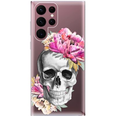 Pouzdro iSaprio - Pretty Skull Samsung Galaxy S22 Ultra 5G