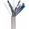 síťový kabel Gembird FPC-6004-SOL/100 Patch FTP kat. 6, 100m, šedý