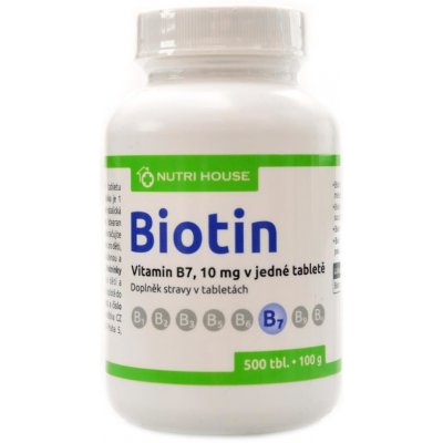 Nutri House Vitamin B7 D-Biotin 500 tablet – Hledejceny.cz