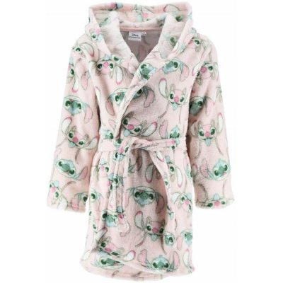 SunCity Dívčí fleece župan s kapucí Lilo & Stitch – Zboží Dáma