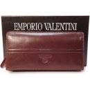 Emporio Valentini 563 Pl09 tmavě dámská kožená peněženka hnědá
