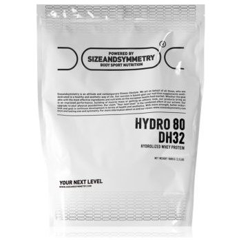 Sizeandsymmetry HYDRO Whey Protein DH32 1000 g