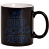 Hrnek a šálek Keramický hrnek Playstation Eat Sleep Repeat objem černý 300 ml