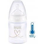 Nuk kojenecká láhev Nature Sense s kontrolou teploty bílá 150 ml – Zboží Dáma