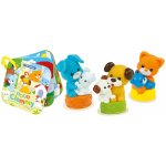 Clementoni CLEMMY Set baby kostky gumové vonící + knížka domácí zvířátka – Zboží Živě