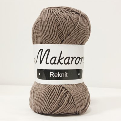 Makaron Reknit béžová tmavá 2mm – Zboží Dáma