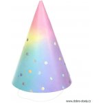 wiky Párty kloboučky PASTEL 15 cm 6 ks – Sleviste.cz