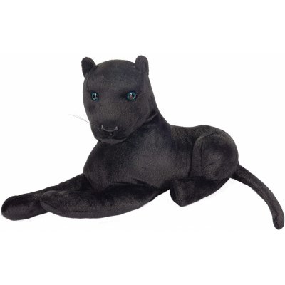 Brubaker Panther Soft Toy ležící Soft Toy Velká kočka černá 45 cm