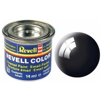 Revell Barva emailová 32107: lesklá černá black gloss – Zboží Dáma