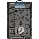 CurePink Netflix The Witcher Zaklínač Toss A Coin šedá 60 x 40 cm – Zboží Dáma