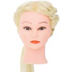 KIK KX6961 Cvičná hlava s přírodními vlasy 60-70 cm blond – Zboží Mobilmania