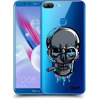 Pouzdro Picasee silikonové Honor 9 Lite - EARTH - Lebka 3.0 čiré