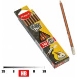 Maped Black´ Peps grafitová tužka s gumou HB – Zboží Dáma