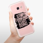 Pouzdro iSaprio Start Doing Samsung Galaxy A3 2017 černé – Zboží Mobilmania