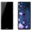 Pouzdro a kryt na mobilní telefon Sony Pouzdro mmCase gelové Sony Xperia XZ3 - padající květy