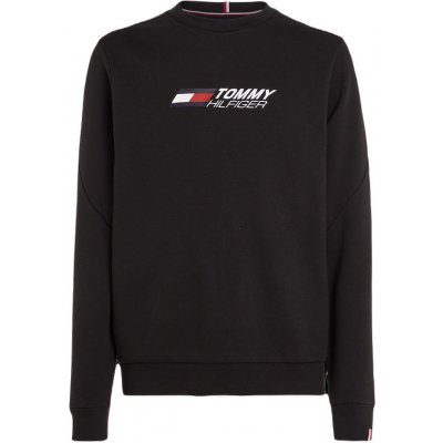 Tommy Hilfiger Essentials Crew black – Zboží Mobilmania