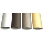 Bukoma Přechodová lišta samolepící, oblouček, 40mm Elox stříbro 0,9 m – Zboží Mobilmania