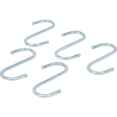 Sada háčků – tvar S – 100 mm – 5 ks – Hledejceny.cz