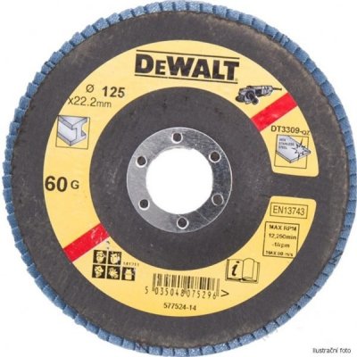 DeWALT KOTUC BRUSNY LAMELOVACÍ NA KOV 125MM*22,4*60G DT3309 DT3309 – Hledejceny.cz