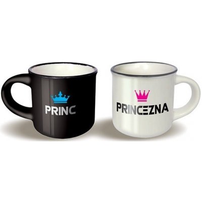 Nekupto Párové mini hrníčky Princ a Princezna 2 x 100 ml – Hledejceny.cz