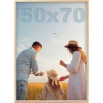 RÁMEČEK NA FOTOGRAFIE 50x70 DŘEVO B2 Velký fotorámeček Foto Plakát Závěsná MDF – Hledejceny.cz