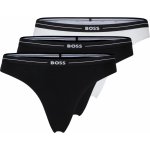 Hugo Boss 3 PACK dámská tanga BOSS 50510030120 bílá černá – Zboží Dáma