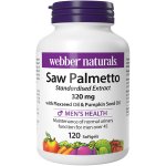 Webber Naturals Saw Palmetto 320 mg 120 tobolek – Hledejceny.cz