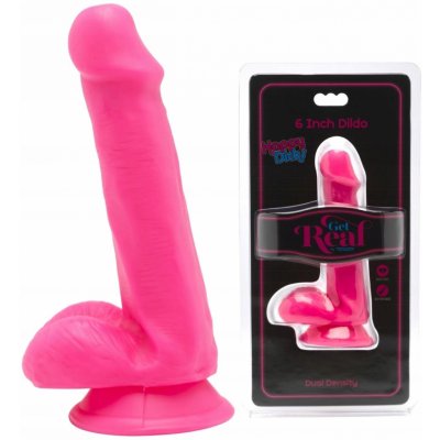 ToyJoy Get Real Happy Dicks Dildo 6 Inch with Balls – Zboží Dáma