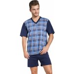 Taro Roman 001 pyžamo krátké tmavě modrá – Zboží Dáma